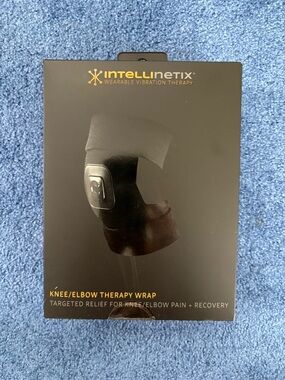 Black Knee/Elbow Therapy Wrap - Wearable Vibration Therapy